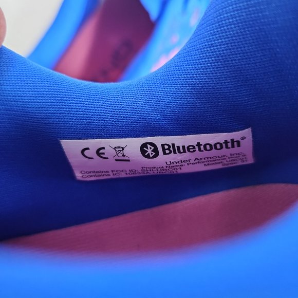 Under Armour Flow Velociti Wind 2 Running Shoes Blue/Pink - 11 - Picture 6 of 6